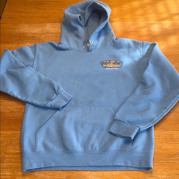 Ron Jon Sky Blue Pullover Hoodie Orlando - Picture 1 of 5